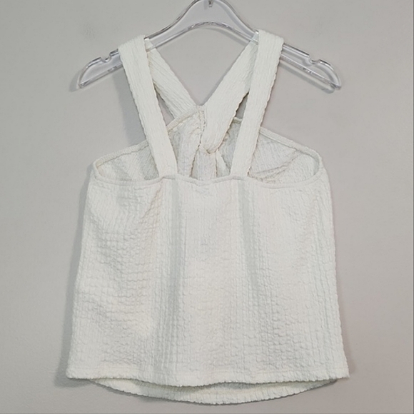 Zara Girls Cream Cross-Front Tank, Size  8/9 ~ NWT - Picture 2 of 6